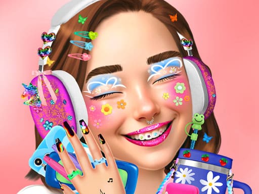 Cool Girl Aesthetics: Makeover Mania online game thumbnail