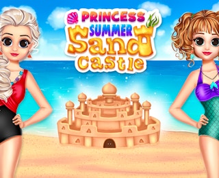 Princess Summer Sand Castle online game thumbnail